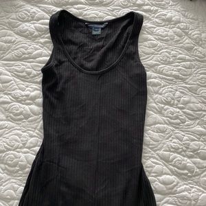 French connection long side slit dress